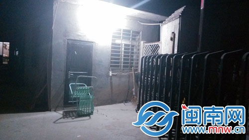 事發(fā)石材廠保安室大門緊閉