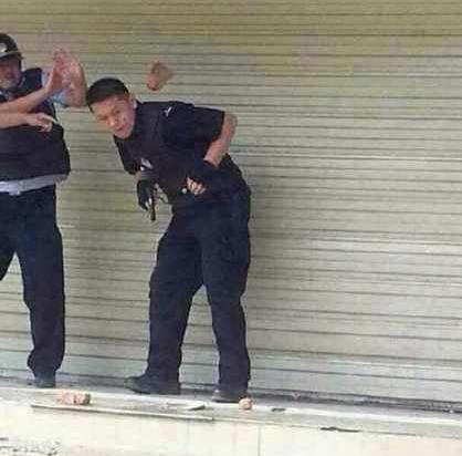 打砸事故現(xiàn)場(chǎng)。（圖片來自網(wǎng)絡(luò)）