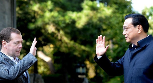 國務院總理李克強俄羅斯總理梅德韋杰夫3