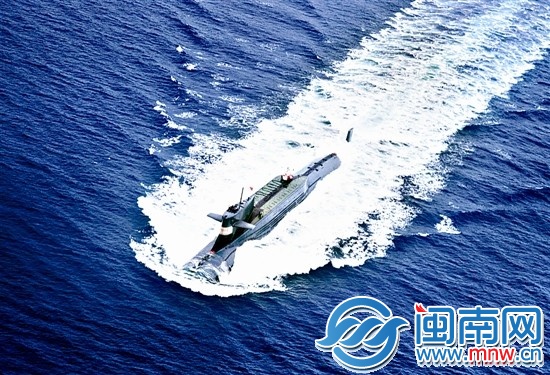 準備下潛的戰(zhàn)略導彈核潛艇