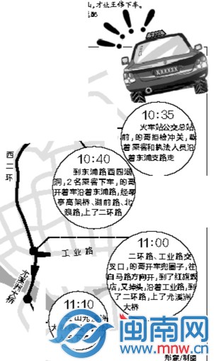 的哥沖關(guān)拒檢 載執(zhí)法員滿城跑