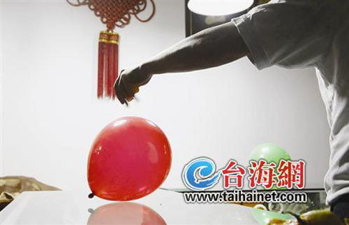 桔子檸檬皮汁可引爆氣球