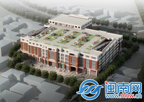 改建后的梅嶺綜合市場(chǎng)