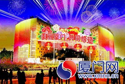 “鷺島之春”燈組效果圖