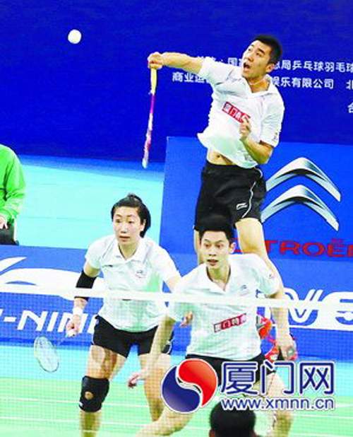 廈門特房混合3對(duì)3比賽中獲勝。
