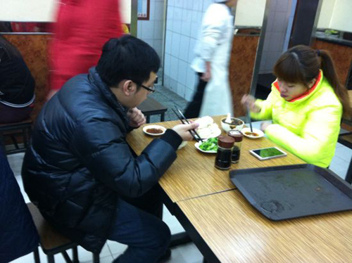 店內顧客點“主席套餐”