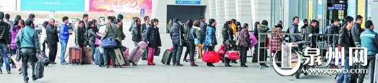 泉州動車站今年春運(yùn)預(yù)計將發(fā)送旅客70萬人次