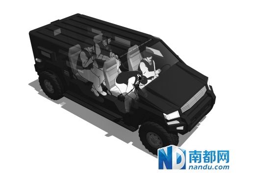 廣州押鈔員俯身?yè)焓謾C(jī)時(shí)槍支走火1