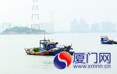 小漁船出沒航道，是為了捕撈鰻魚苗。