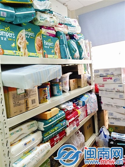 海滄醫(yī)院專門騰出房間，放置愛心人士捐贈(zèng)的寶寶用品