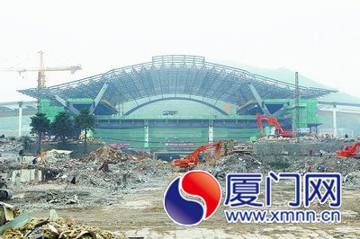 火車站南站房施工現(xiàn)場