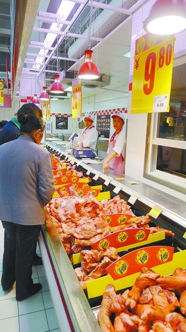 普通豬肉價格跌破10元斤