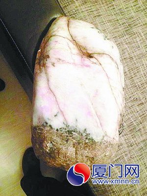 被撿玉石外表和普通石頭區(qū)別不大