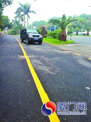 機(jī)動車仍經(jīng)常占用自行車專用道