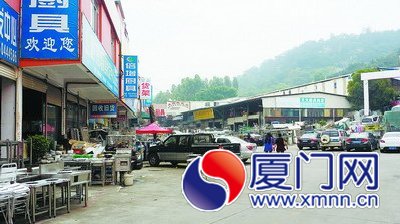 島內(nèi)的舊貨市場基本上面臨場地不固定的情況