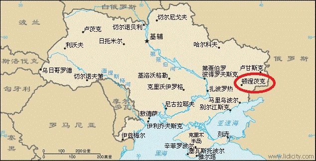 烏克蘭東部頓涅茨克州和盧甘斯克州