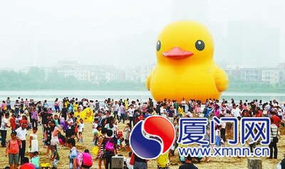 大黃鴨給海滄帶來(lái)爆棚人氣