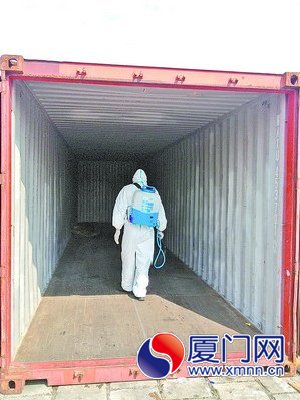 集裝箱中截獲活的小家鼠