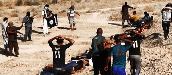 伊拉克極端武裝處決大批伊安全部隊士兵