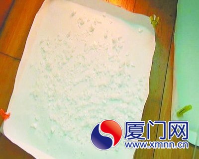 民房里制作完成的冰毒