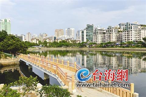 筼筜湖步道提升工程基本完工