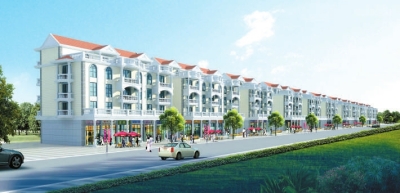 蓮美新村透視圖。