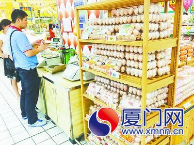 廈門市蛋價(jià)持續(xù)上漲