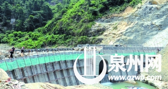 八峰水庫進(jìn)入大壩主體工程砌筑施工階段