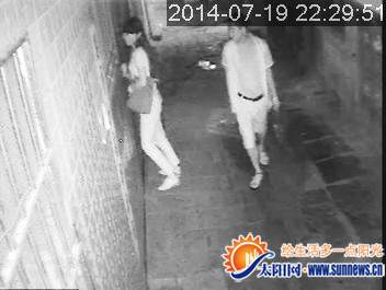 男子犯案過程被監(jiān)控探頭拍下